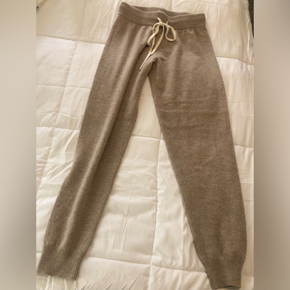 Summersalt Tan Merino Cashmere Jogger